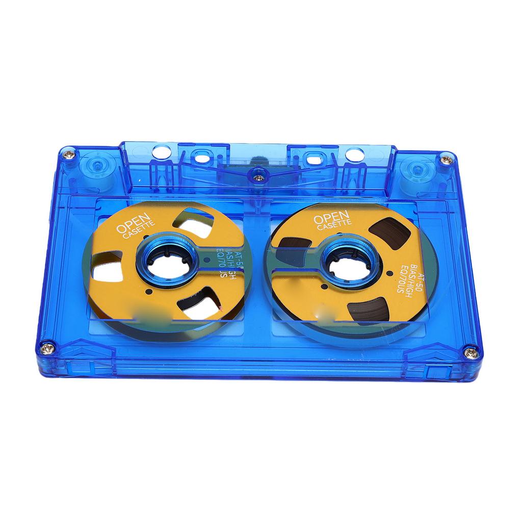 Reel to Reel Cassette Tape Double Sided Sound Cassette Tape with 50 Minutes Recording Time Normal Bias for Music