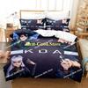 Game Kda The Baddest Bedding Set Single Twin Full Queen King Size Bed Set Aldult Kid Bedroom Duvetcover Sets Anime Bed Sheet Set