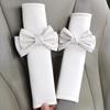 1/2pcs Flower Shoulder Pad Car Seat Belt Small Interior Decoration Protection Cartoon Creative Insurance Cover Car Accessories