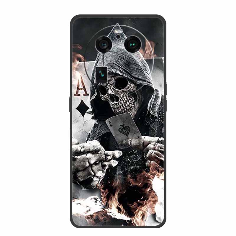 For Oppo Find X6 Pro Case Original Soft Silicone Shockproof Phone Back Cover Cases for Oppo Find X6 Pro 5G Cool Protector Shell