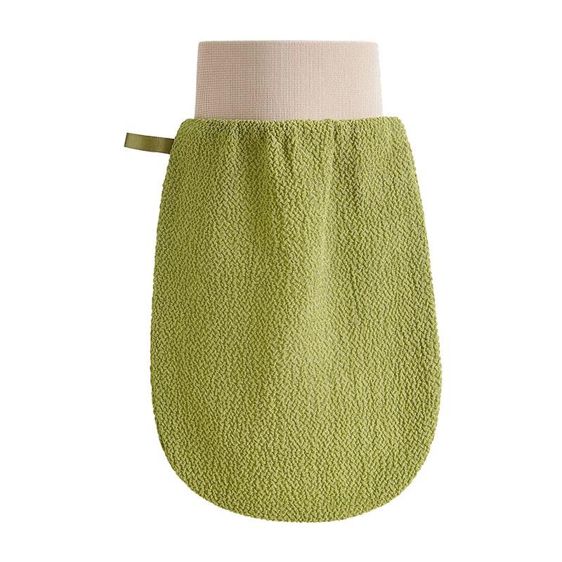 Unisex Exfoliating Towel: Gentle, Single-Layer Bath Scrubber with Coarse & Fine Textures for Safe Skin Care