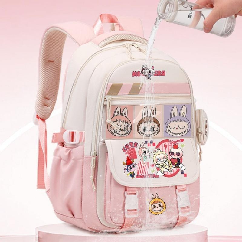 School Bag School Bag Primary School Students Large Capacity Burden Reduction and Decompression Backpack 3-5-6 Grade Cartoon Spine Protection Backpack