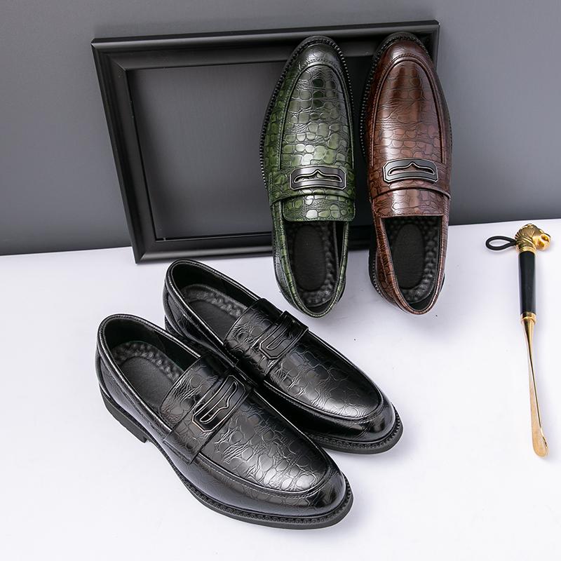 Fashion Fashionable Men Loafers Men Casual Comfortable Versatile Brand Small Leather Shoes Gentleman's Shoes Men Shoes In Sizes 38-46