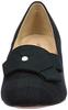 JILL STUART SHOE Women's Grosgrain Ribbon Square Toe Pumps, Size 6417 G/23.0 Cm E