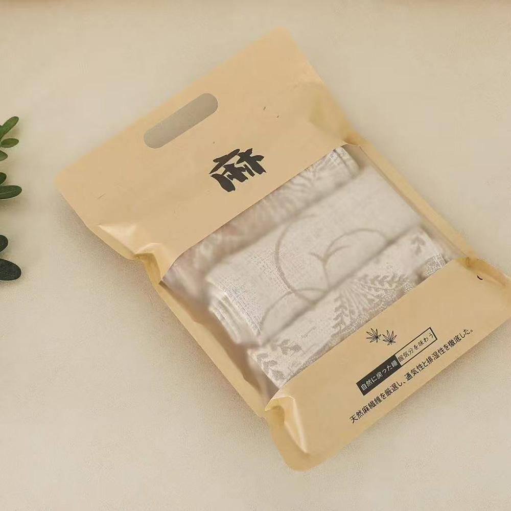 

Handkerchief 3/4pcs Apocynum Towel Retro Jacquard 35*75cm New Sweat-absorbent and Comfortable Home Face Towel Hemp Towel