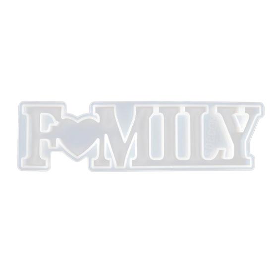 DIY Home Family Love Epoxy Resin Casting Mould Ornament Making Silicone Mold Family*