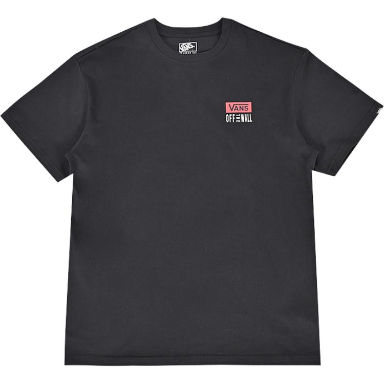 

Vans Повседневная минималистичная мода Футболка с круглым вырезом и короткими рукавами Мужские топы VN000QH7BLK XL