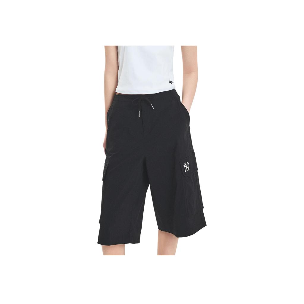 New MLB Casual Shorts Unisex Black 3ASMV0753-50BKS