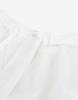 Meleugo Women'S Soft Touch Two-Tuck Wide Belted Pants [White]