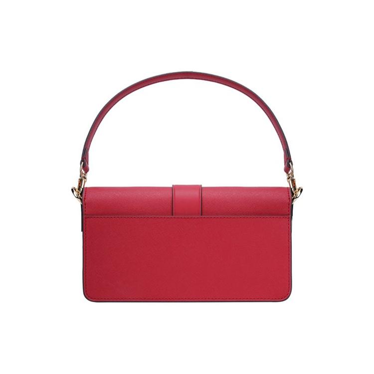 New MICHAEL KORS Greenwich Leather Envelope Bag, Chain Bag, Crossbody Bag, Shoulder Bag Regular Women's Red 30H1GGRL2L-602