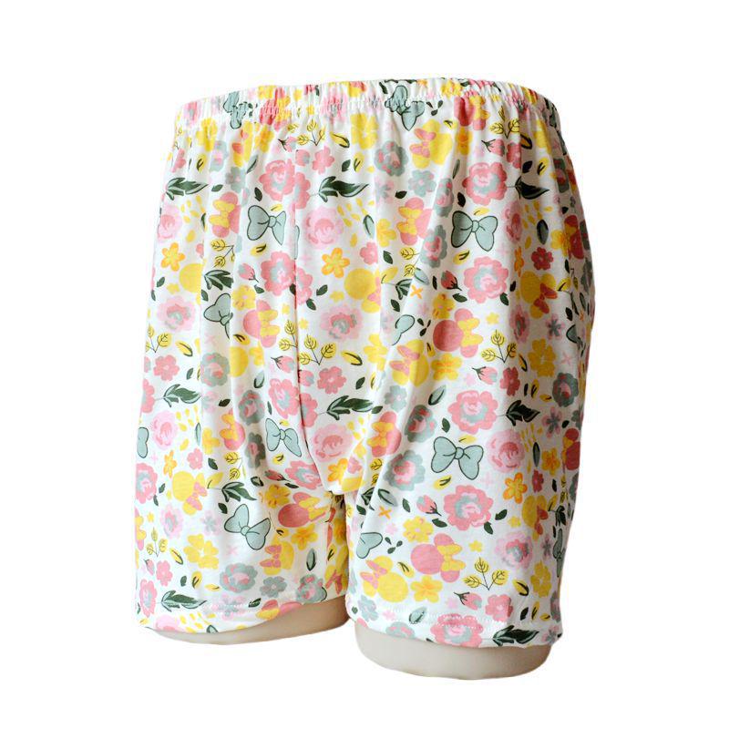 Damen Baumwoll-Boxershorts mit hohem Bund und lockerem Schnitt für mittelalte und ältere Frauen - Übergrößen-Shorts