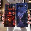 Case de Celular Fashion Art Pôr do Sol Brilhante Para Google Pixel 9 8 9A 8A 7 7A 6 Pro XL 6A 5G Preto Macio Traseira Capa de TPU Luxuosa