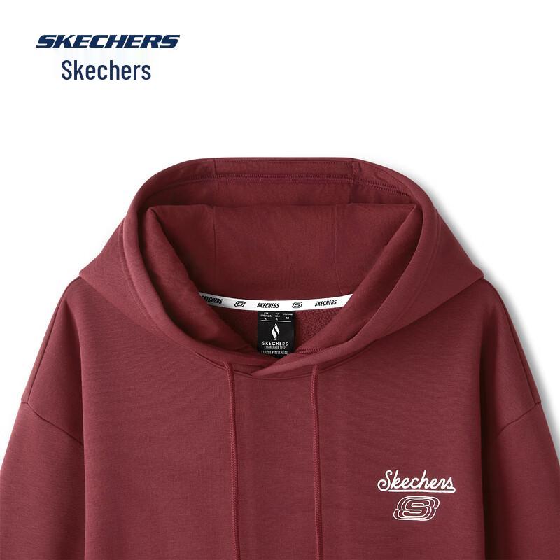 Skechers Unisex Fleece-Lined Hooded Pullover Sweatshirt