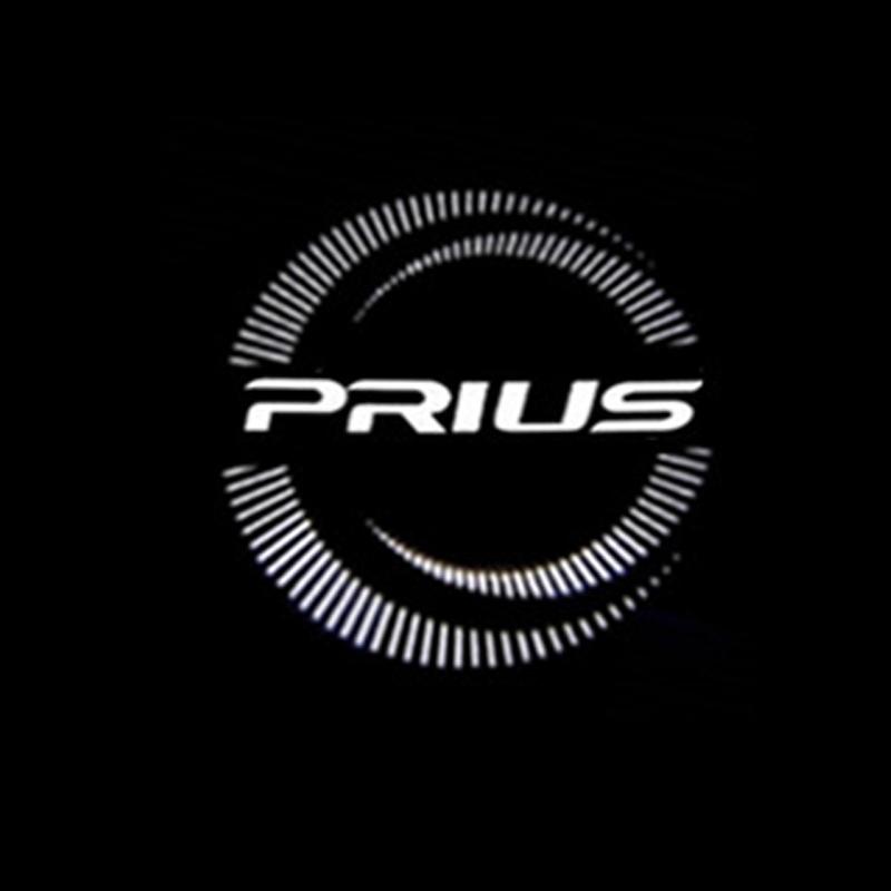 For Toyota ZVW40 2PCS for Toyota Prius 30/40/50 Series 2005-2019, LED door welcome light, projector light, ground light, door warning light, deco
