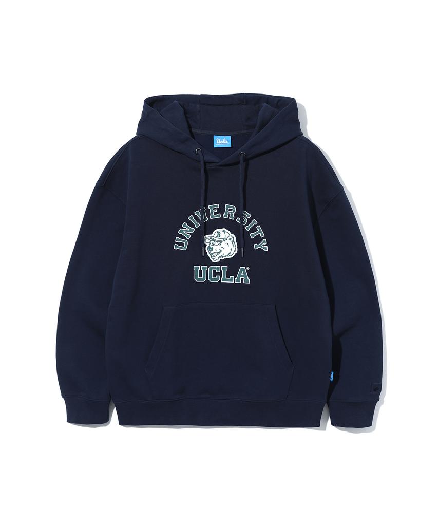 UCLA Unisex Bär Oversized Hoodie [Marineblau] (Ua9Lt83)