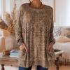 Plus Size Floral Long-sleeved Top - Trendy Women's Fashion (2026)