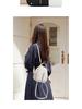 2023 Trendy Korean Style Small Backpack: Simple, Versatile Round Women's Shoulder & Crossbody Bag