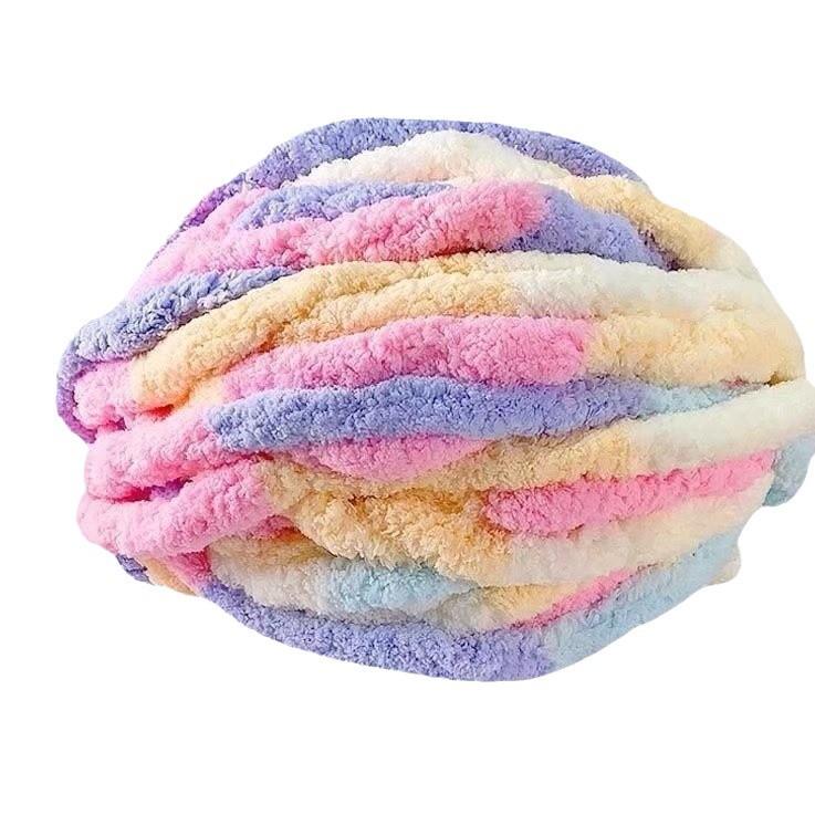 Pătură Croșetată din Fire de Gheață Pufoase Extra Groase - DIY Caldă Calitate Handmade