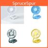 New Mini Usb Portable Clip-on Outdoor Handheld Small Fan With Adjustable Hat 3 Speeds Low Noise Built-in Battery White