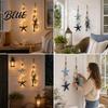 Bathroom And Bedroom Wall Decor Lighted Wooden Fish Starfish Decor Beachy with Warm LEDs Maritime Inspired Home Accessories Coastal Nautical Hanging