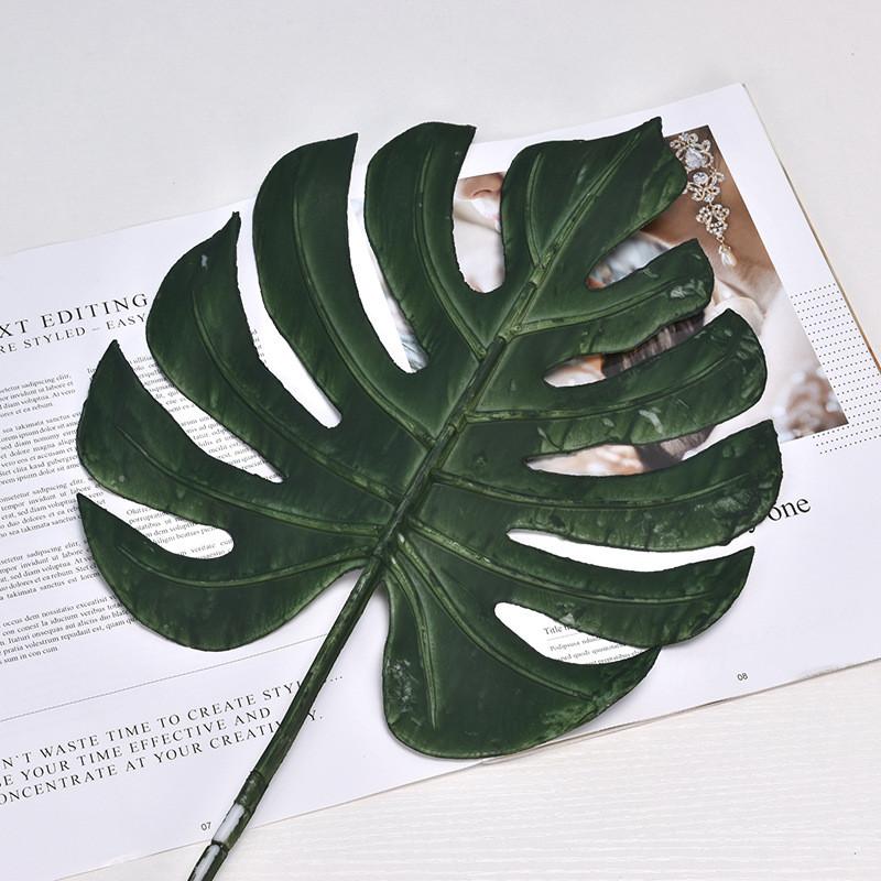 Liebm Deliciosa Monstera Leaf Decor Artificial Plant For Home Display Office