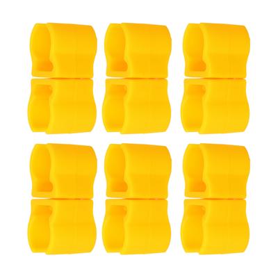 10Pcs Outdoor Football Training Flag Pole Clip Buckle Plastic Scooter Flag Pole Connector