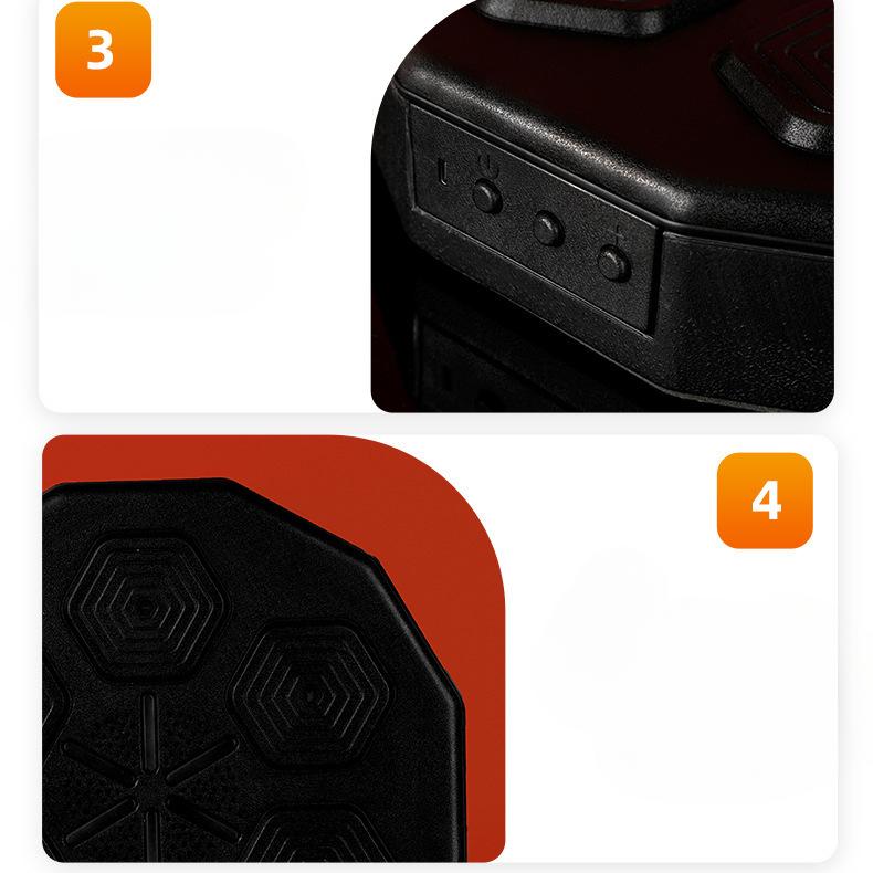Cross-border Bluetooth Boxing Target Home Fitness Lighting Music Boxing Trainer Children Boxing Machine Boxing Wall Target