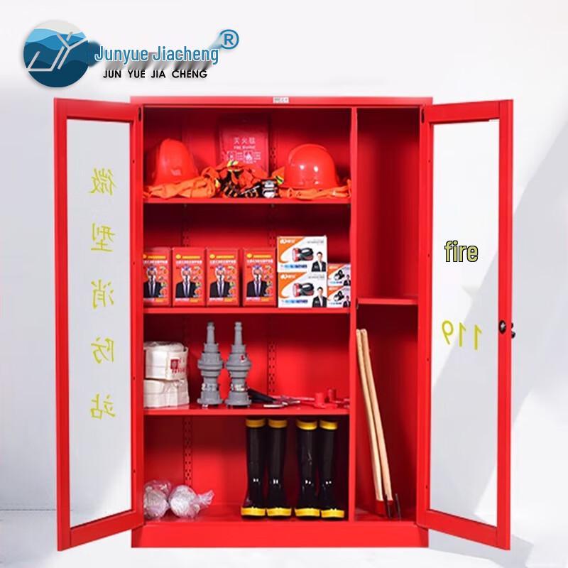Miniature Fire Station & Emergency Equipment Cabinet