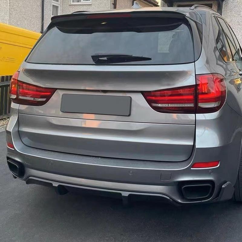 2013 To 2019 for BMW F15 X5 Models MT Version To MP Style Rear Bumper Lip Spoiler Splitter Diffuser Cover Auto Parts Modified