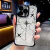 Travel Airplane Route Design Plating Phone Case For vivo Y39 Y29 V40 Y38 Y200i Y03 Y200 V29e V27 Y17s Y78 Y36 Y27 Lite Pro 4G 5G