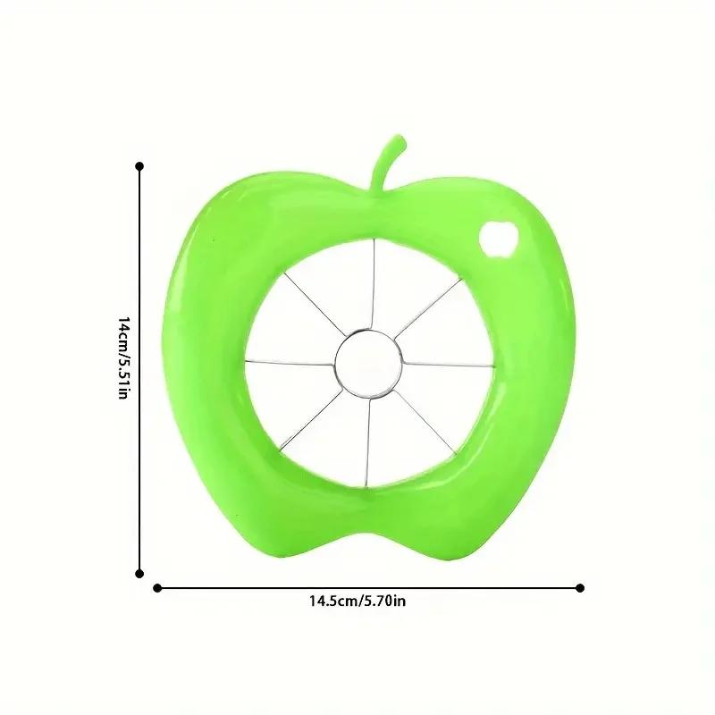 1pc Stainless Steel Apple Slicer - Manual, Square Blade, Kitchen & Dining Tool, Ideal for Outdoor/Camping, Outdoor kitchenware
