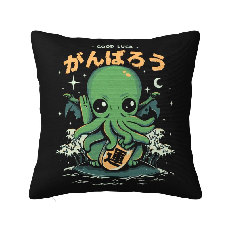Custom Cthulhu Nordic Cool HP Lovecraft Cushion Cover Polyester The Old God of Rlyeh Pillow Case Home Decor
