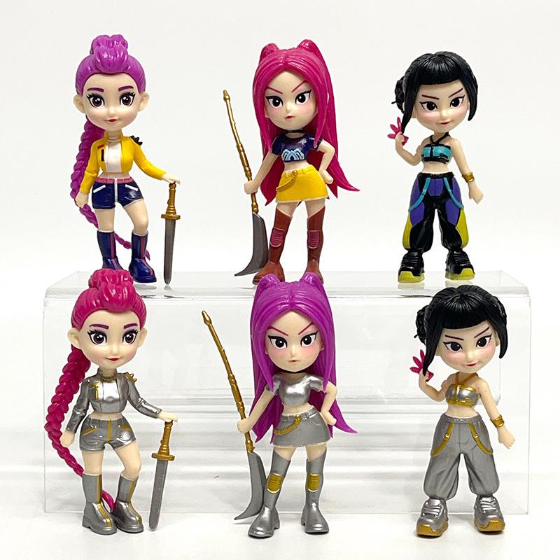 Cross Demon Hunter Rumi & Mimi K-Pop Figure Model Blind Box Ornament