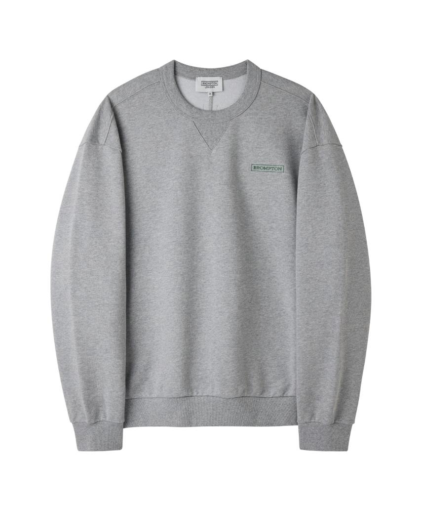 BROMPTON LONDON Basic Sweatshirt - M/Grey (P261Usw105)