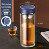 Fuguang Portable Double-Layer Glass Tea Infuser Bottle