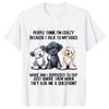 Unisex Blouse Funny Animal Jokes Cartoon Tshirts Angels Dont Always Have Wings Graphic Female Clothing Unisex Tee Shirts Tops