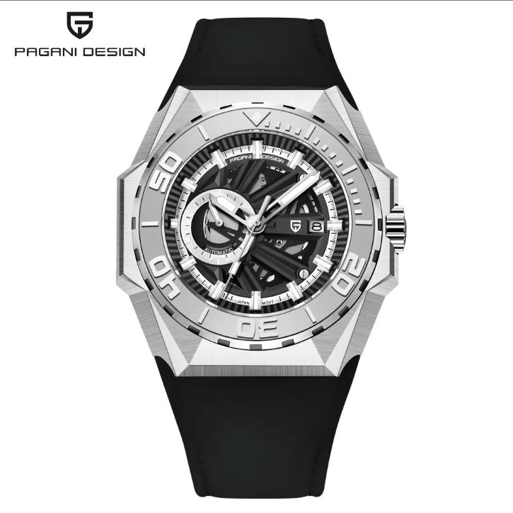 PAGANI DESIGN YS007 Men Mechanical Wristwatch Luxury Brand Japan 8217 Movement Hollow Waterproof Watches