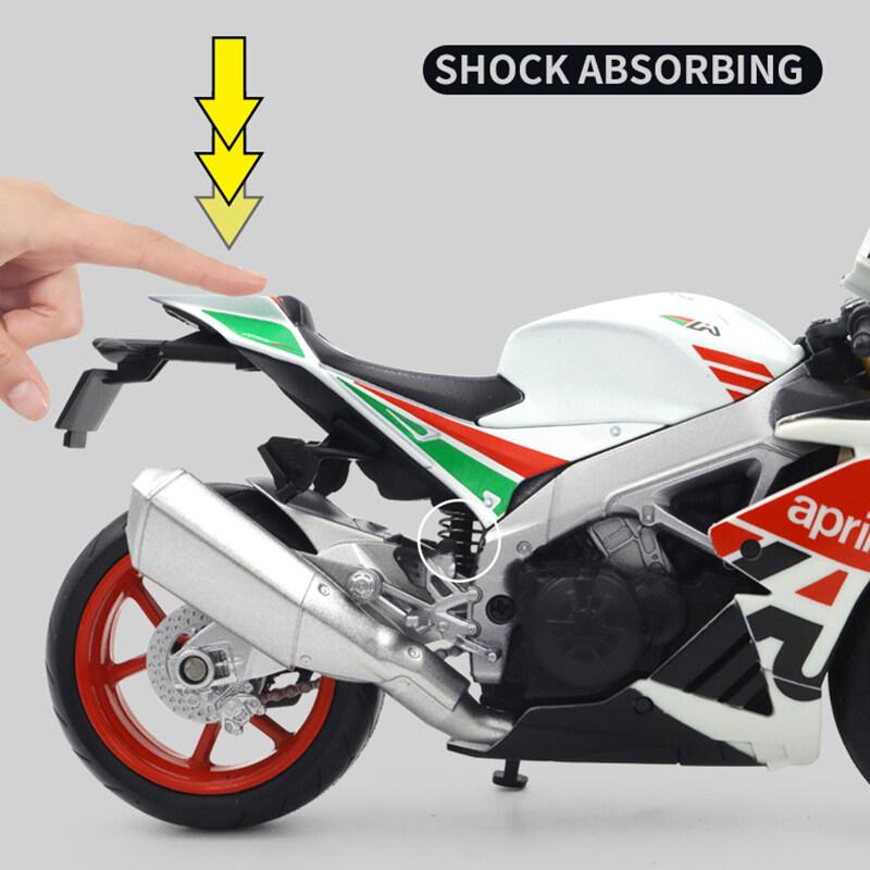 1/12 Scale Motor APRILIA RSV4 RR1000 Alloy Diecast Models Motorcycle Toy For Gifts Collections Decorations