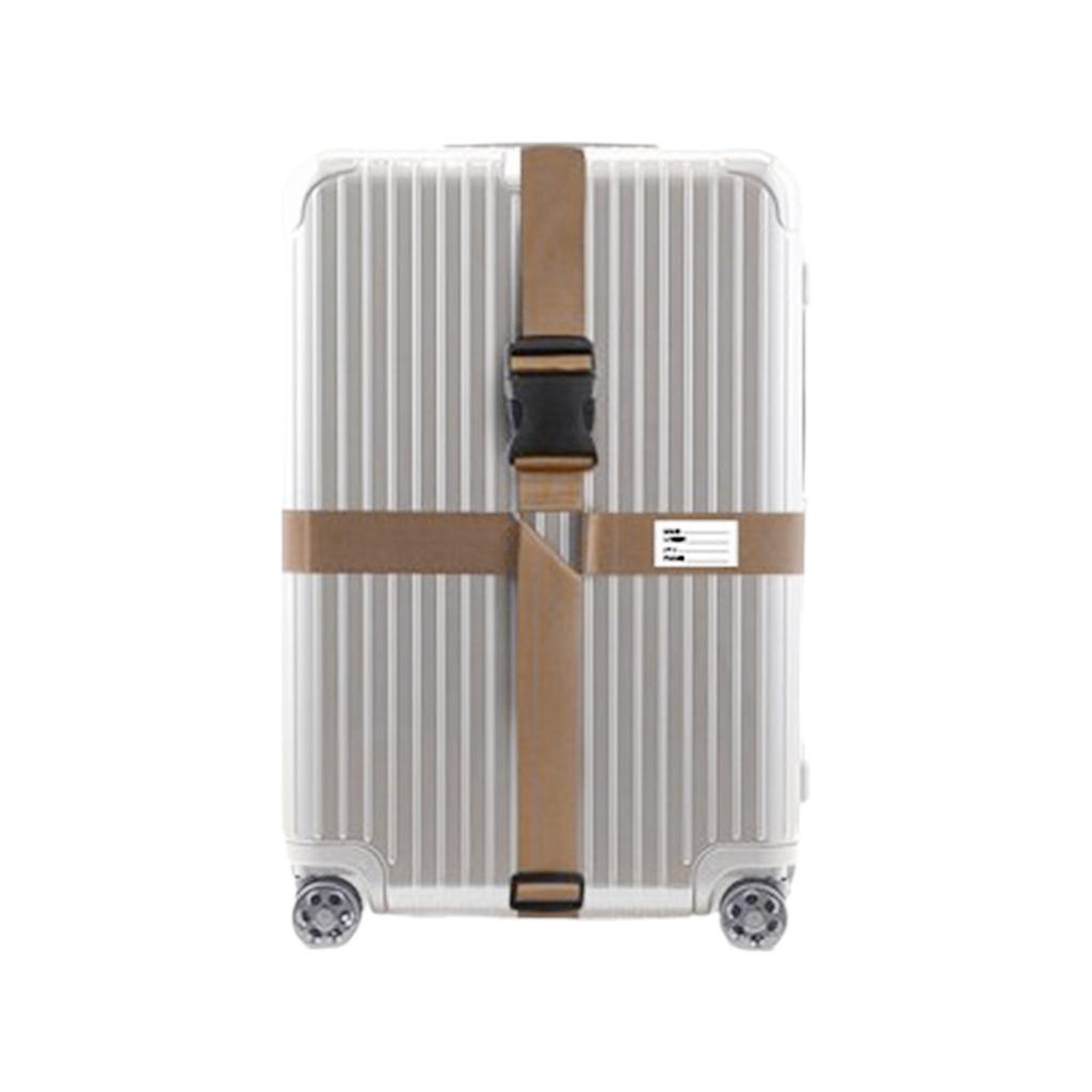 Durable Nylon Travel Bag Straps Convenient Luggage Belts with Buckles Prevent Sliding & Protect Your Luggage with Ease