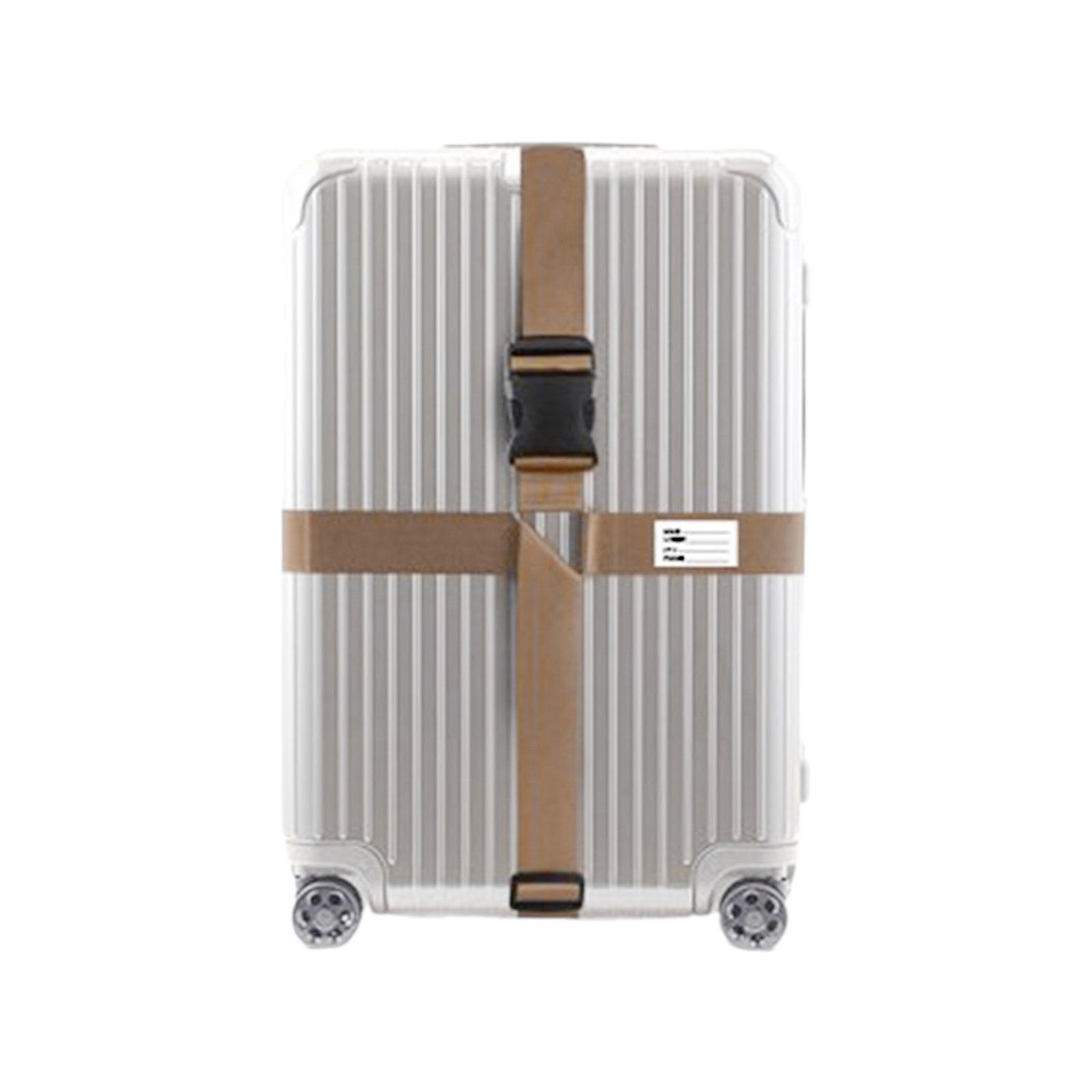 

Прочные нейлоновые ремни для дорожной сумки Удобные багажные ремни с пряжками Предотвращают скольжение и легко защищают ваш багаж хаки