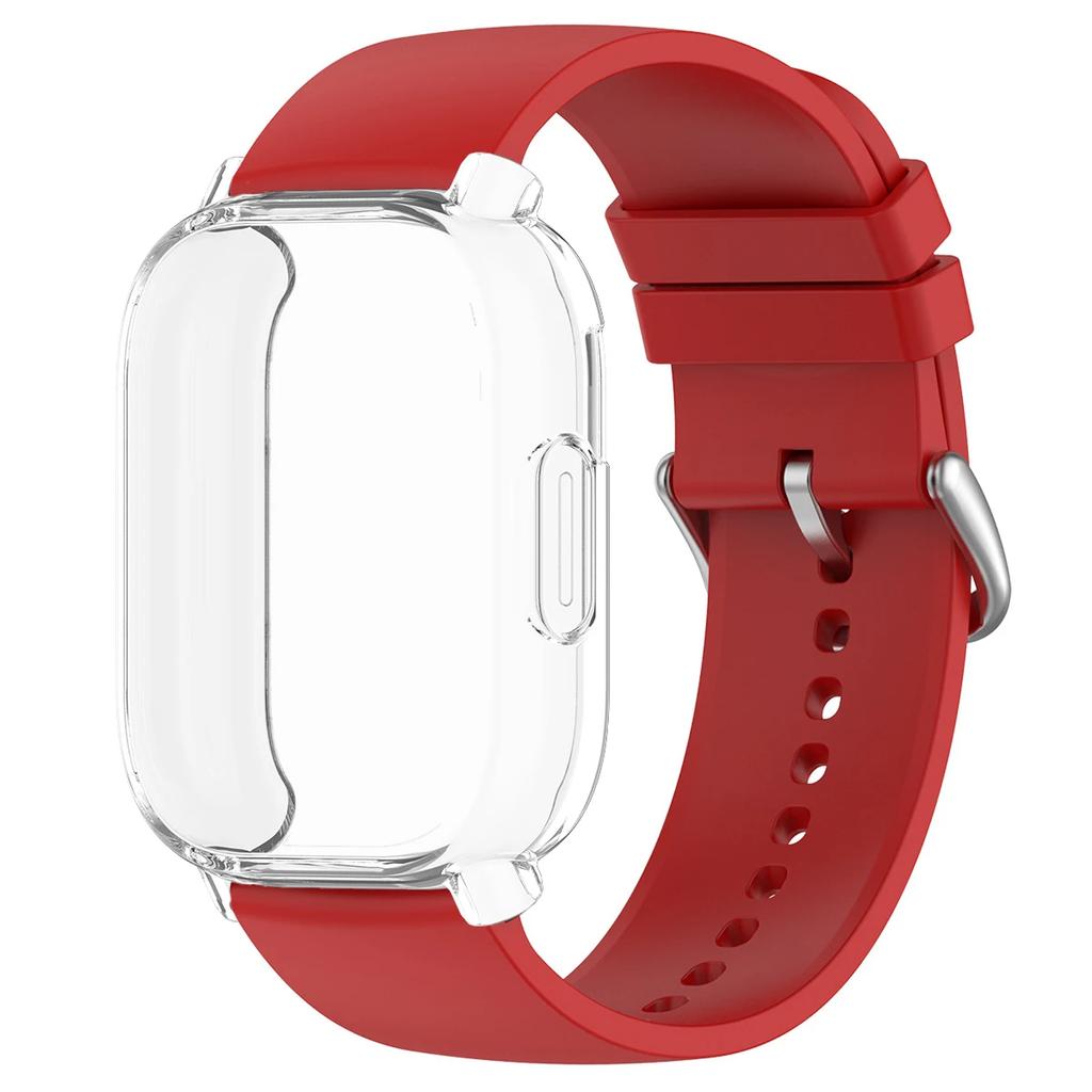 22mm Silicone Strap With Case For Xiaomi Redmi Watch 5 Active Lite Smart Watch Wrist Band And Case For Redmi Watch 5 Lite Active