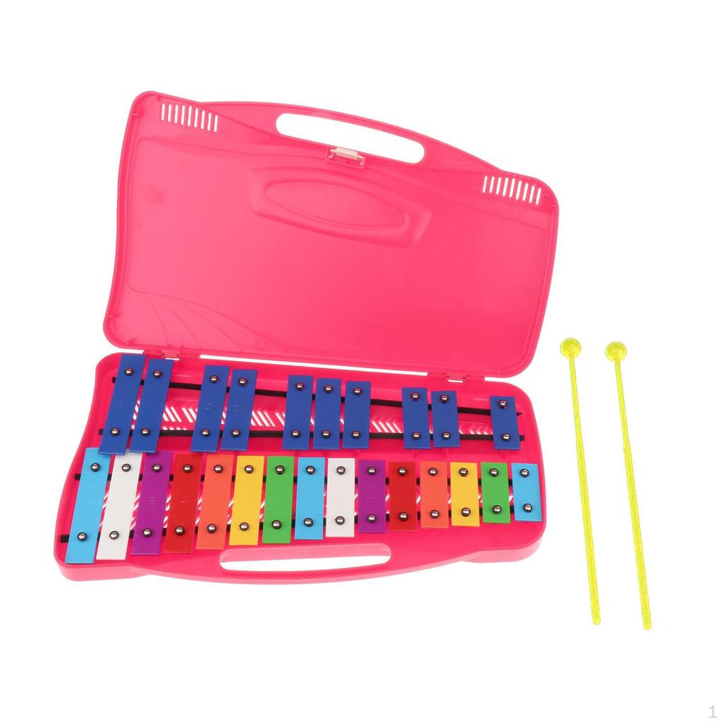 25 Note Xylophone Package Including Case And Mallets for All Ages