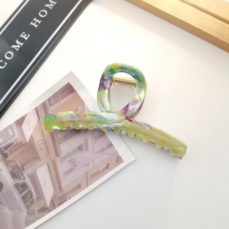 Ac de păr premium cu acid acetic pentru femei, spate de cap, clip mic de prindere, ac de păr, clip rechin, semi-prindere păr, accesoriu de cap