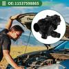 Motoforti Car Thermostat Engine Coolant Thermostat Housing Assembly for BMW 335i GT XDrive 435i M235i XDrive X5 X6 M2 Plastic No.11537598865 Black