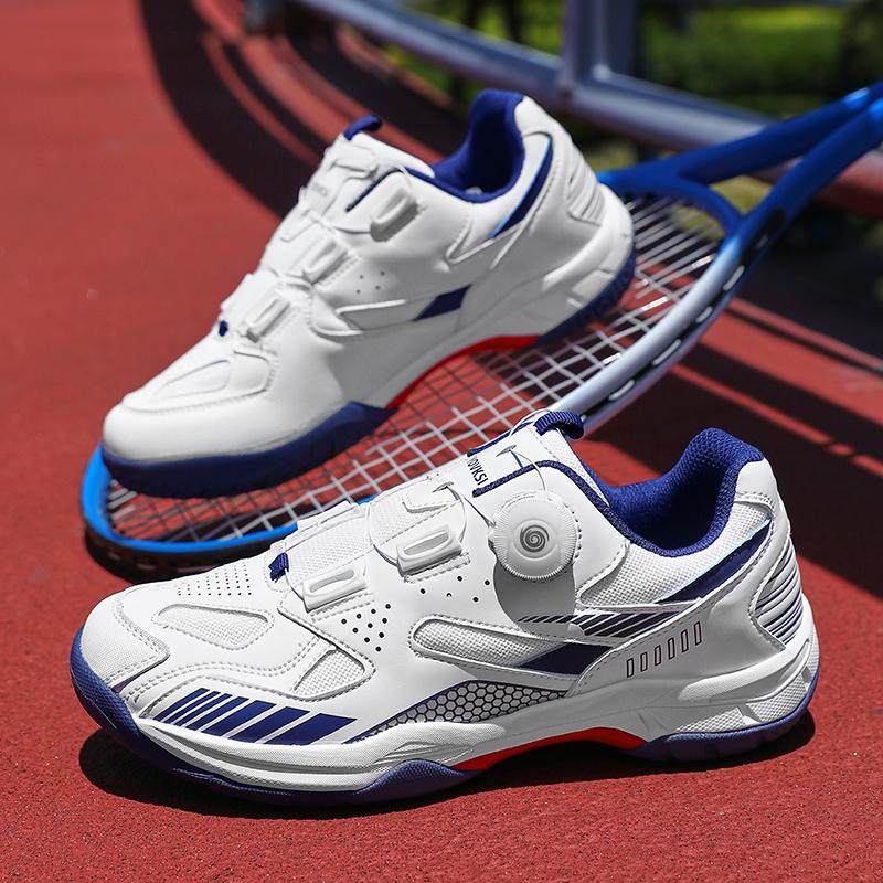 Fashion Unisex Sneakers Lightweight Stable Non Slip Tennis/badminton Shoes Knob Buckle Durable Men's and Women's Running Shoes