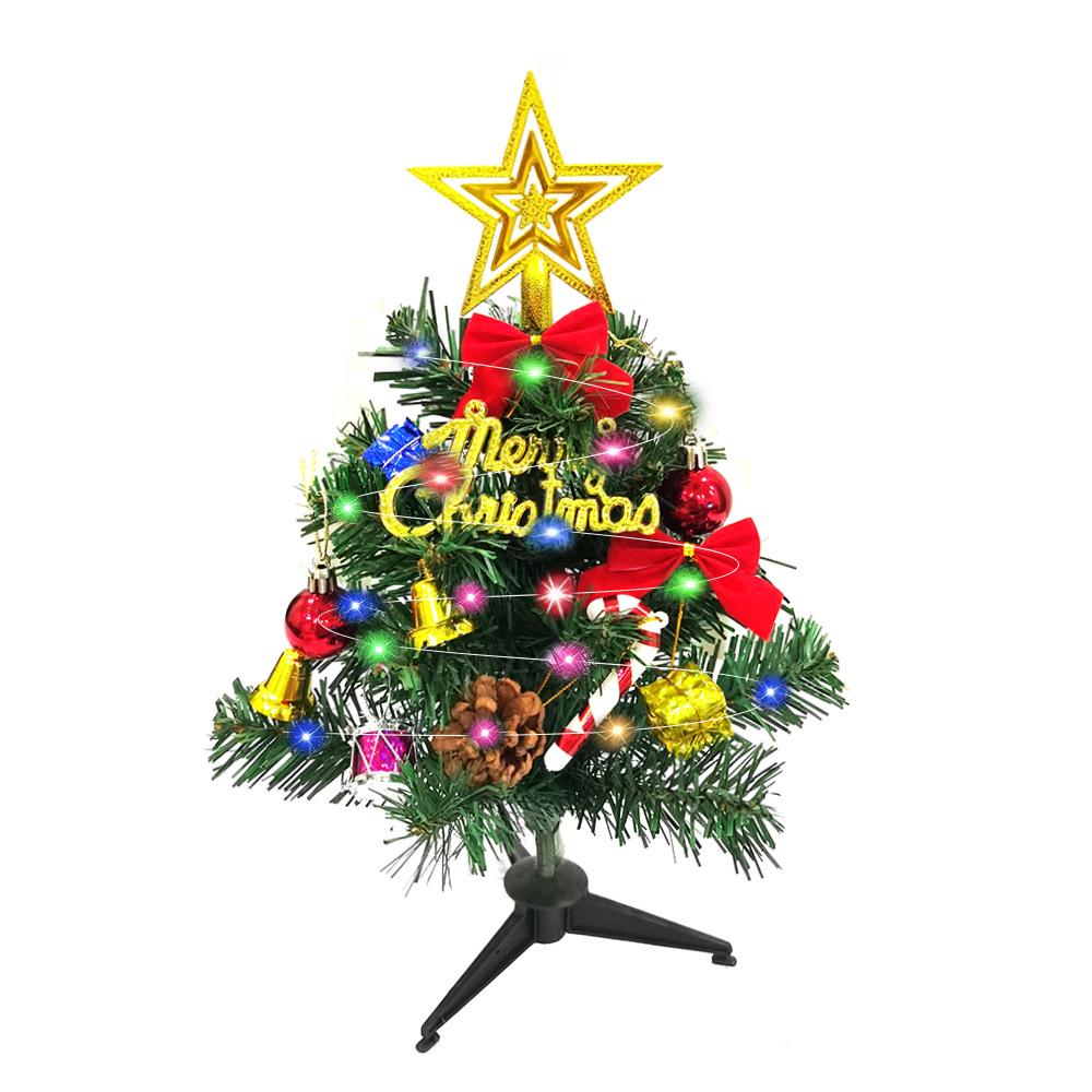 Deluxe 30cm Christmas Tree with Ornaments - Ideal Holiday Decoration Gift