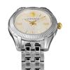 Versace Grecatime Watch, Silver Dial, Stainless Steel, Sapphire Crystal, Quartz Movement, Swiss Made, Men's, VE6C00323