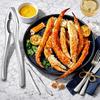 3Pcs/Set Thickening Crab Sheller Multi-functional Crab Leg Cracker Tools Durable Crab Tong  Kitchen