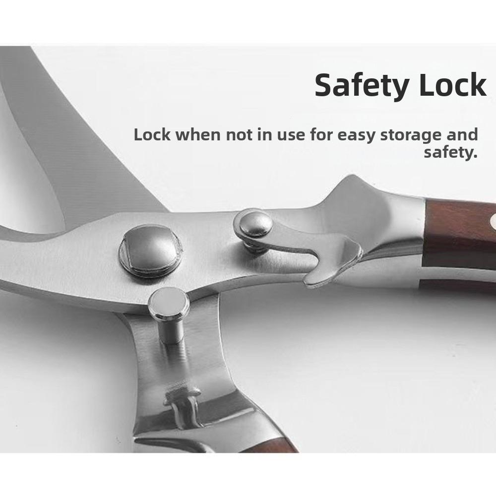 Stainless Steel Kitchen Scissors Ergonomic Sharp Chicken Bone Scissors Multifunction Non-Slip Handle Food Shears BBQ5