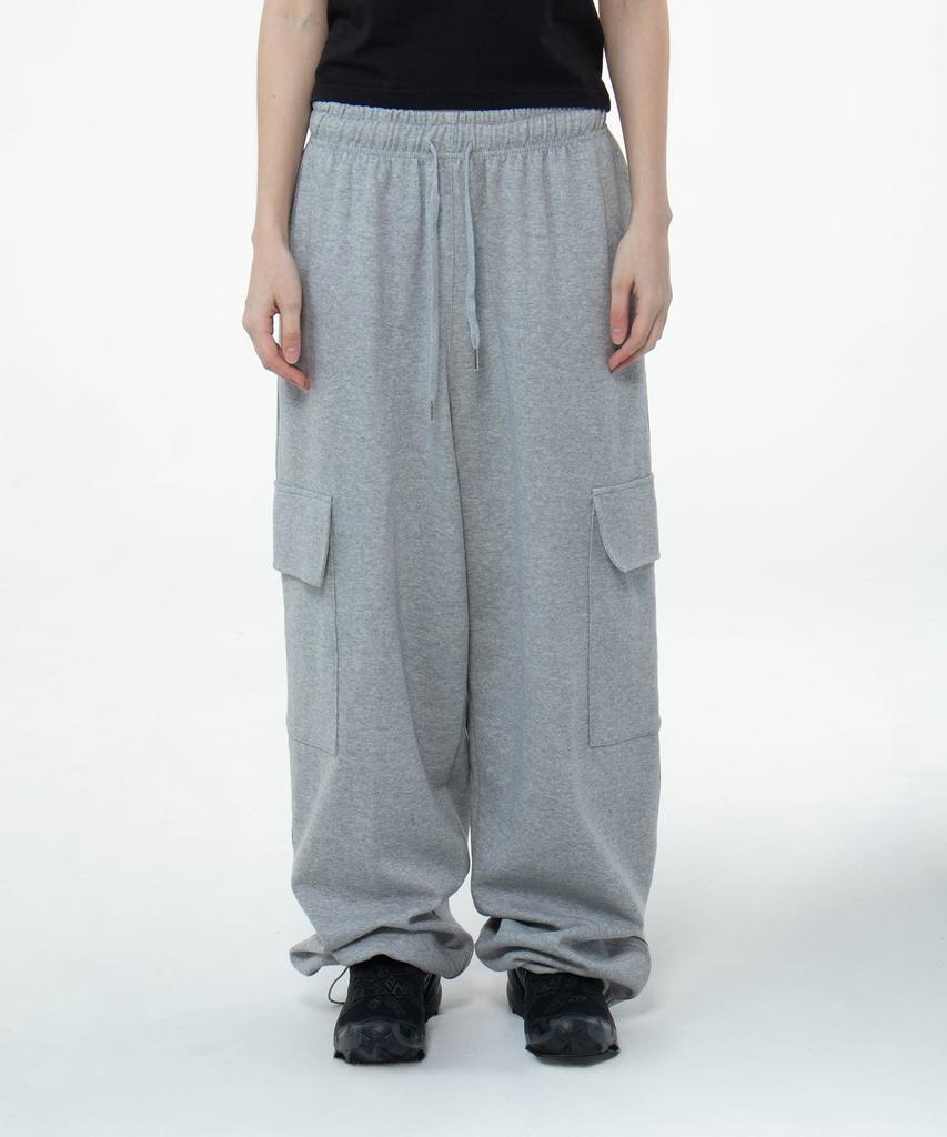 CHICKS Easy Fit Wide Cargo Sweatpants